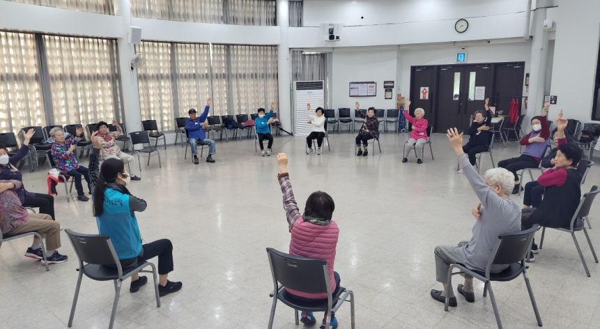 [건강생활] 허약예방프로그램 <소행성> 15회기 운동교육 진행