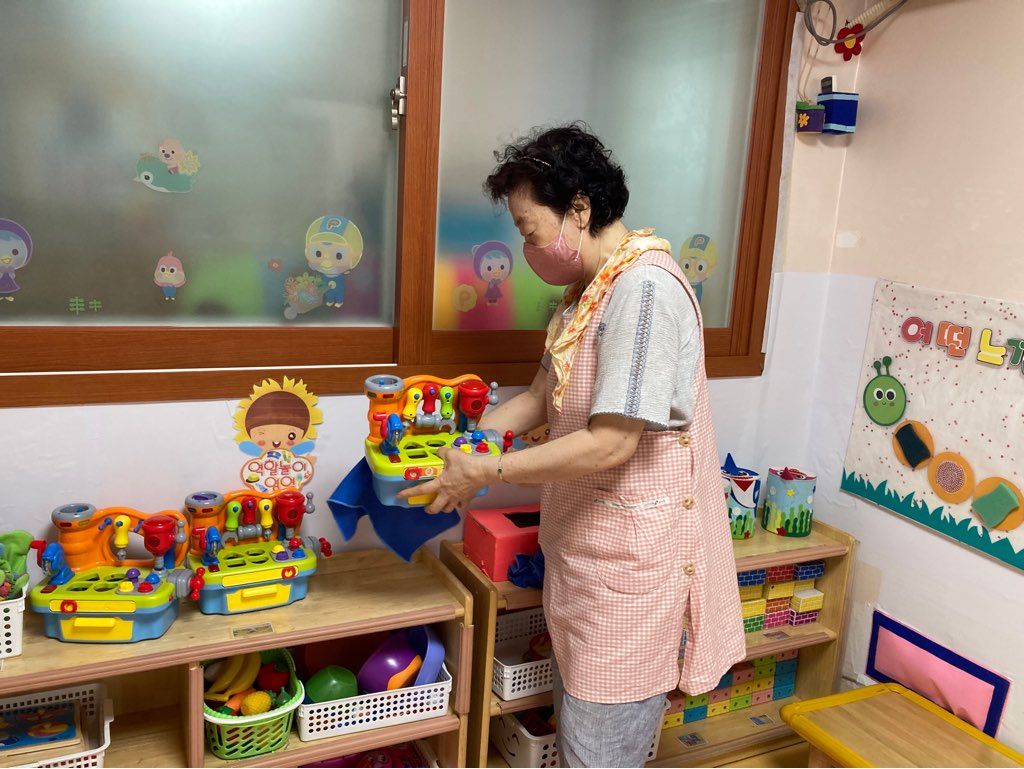 [노인일자리] 노인일자리 및 사회활동지원사업 보육시설도우미 7월 현장모니터링